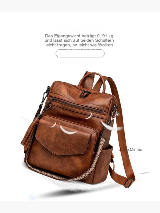 Fashion Convertible Backpack Purse - Lightweight Travel Handbag main image 6